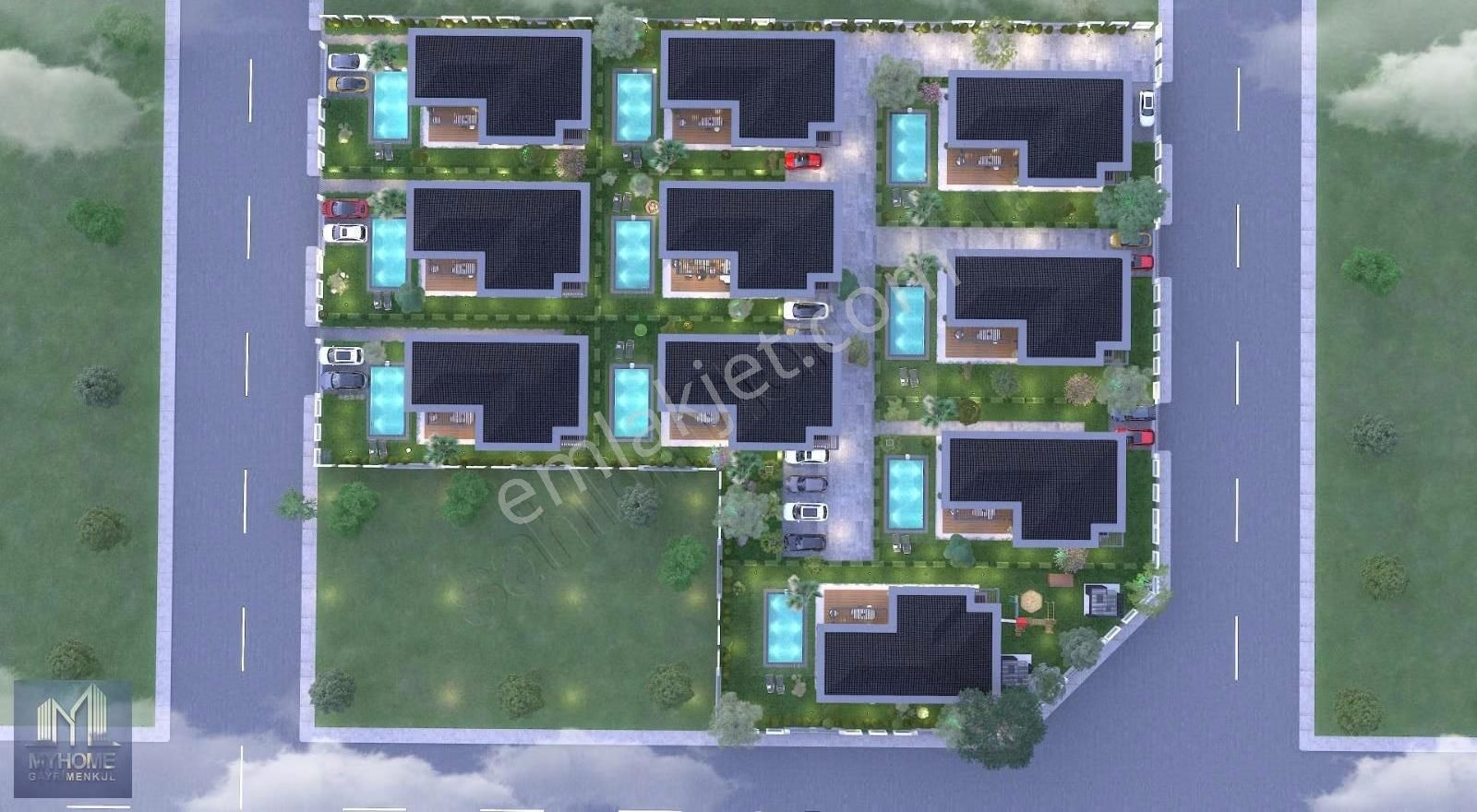 Çorlu Önerlerde Satılık Müstakil Havuzlu 4+1 Sıfır Villla - Görsel 18