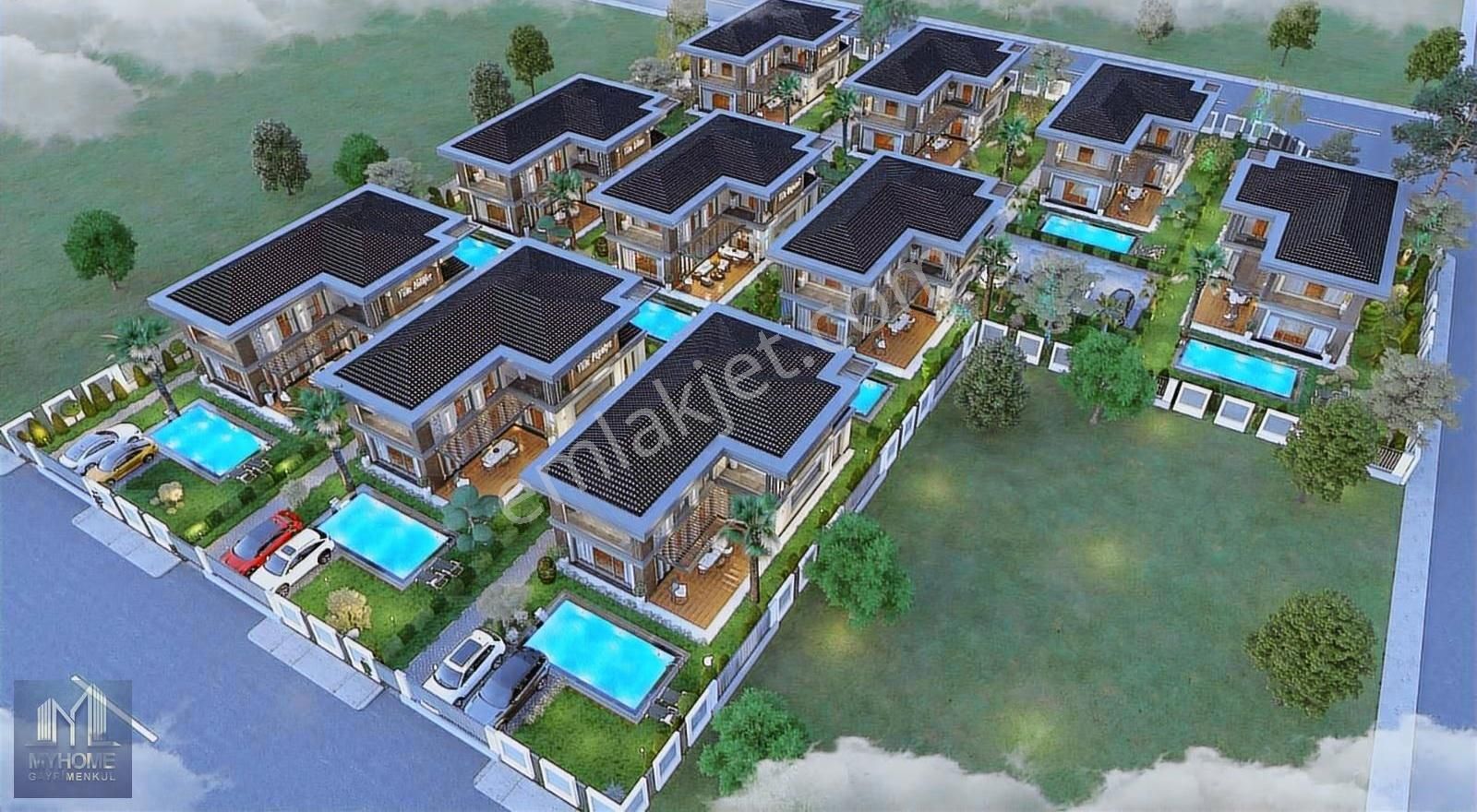 Çorlu Önerlerde Satılık Müstakil Havuzlu 4+1 Sıfır Villla - Görsel 13