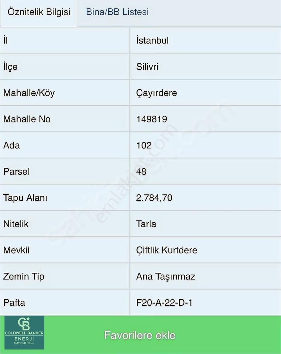 Silivri Çayırderede Satılık Arazi 2.784 M² - Görsel 3