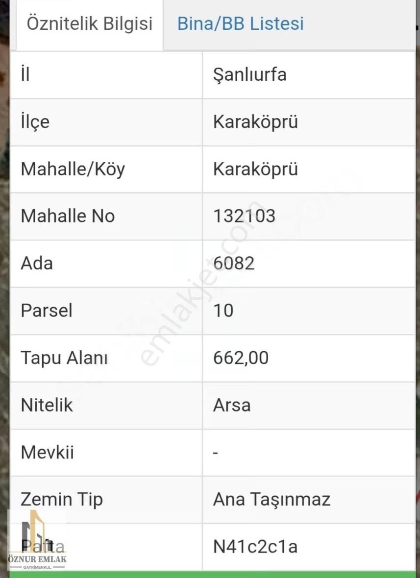 Öznur Emlak'tan Karaköprü Güllübağda Satılık Arsa - Görsel 4