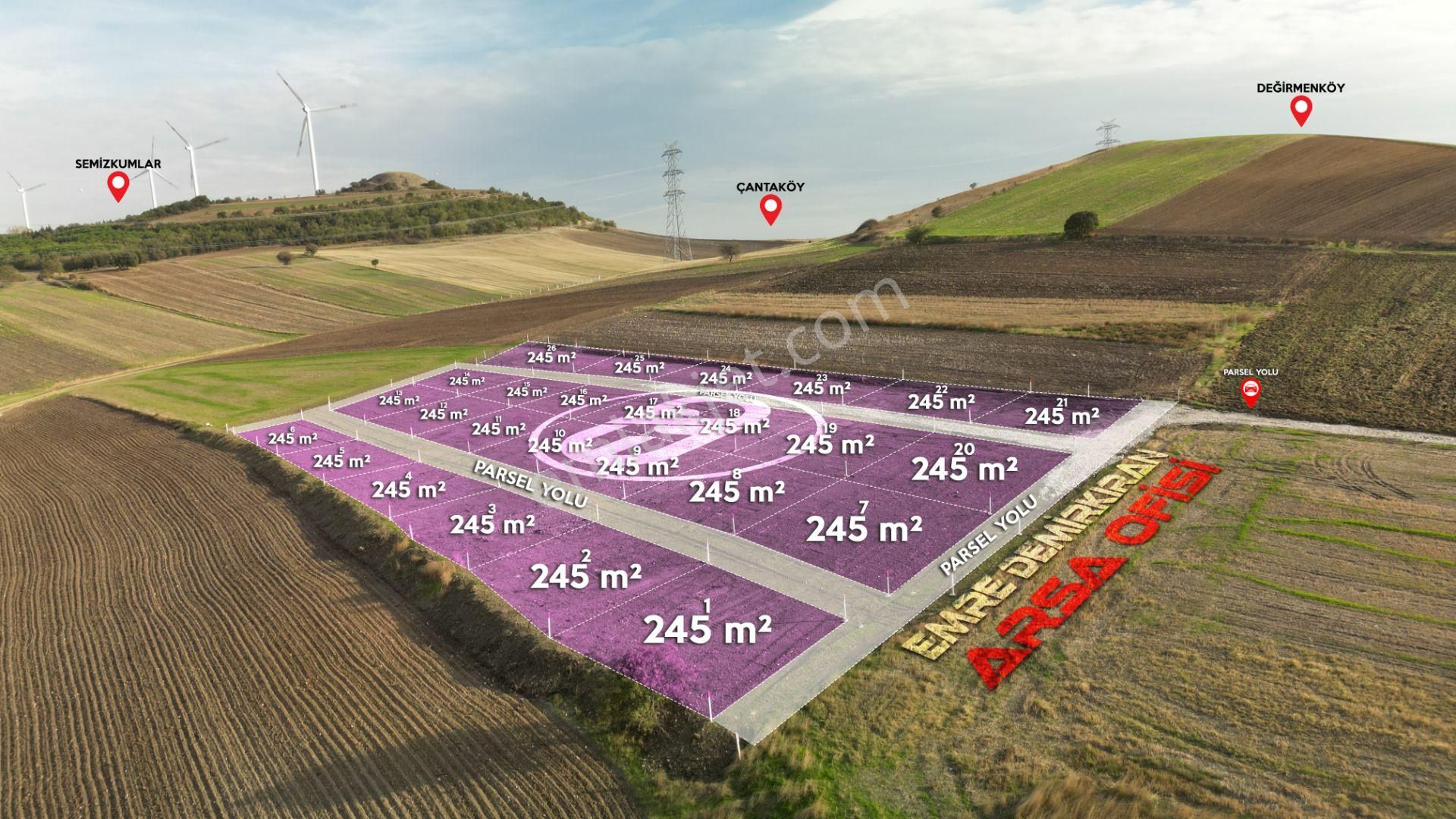 Silivri Değirmenköy Tepe Konumda ﻿245 M² Satılık Parseller - Görsel 2