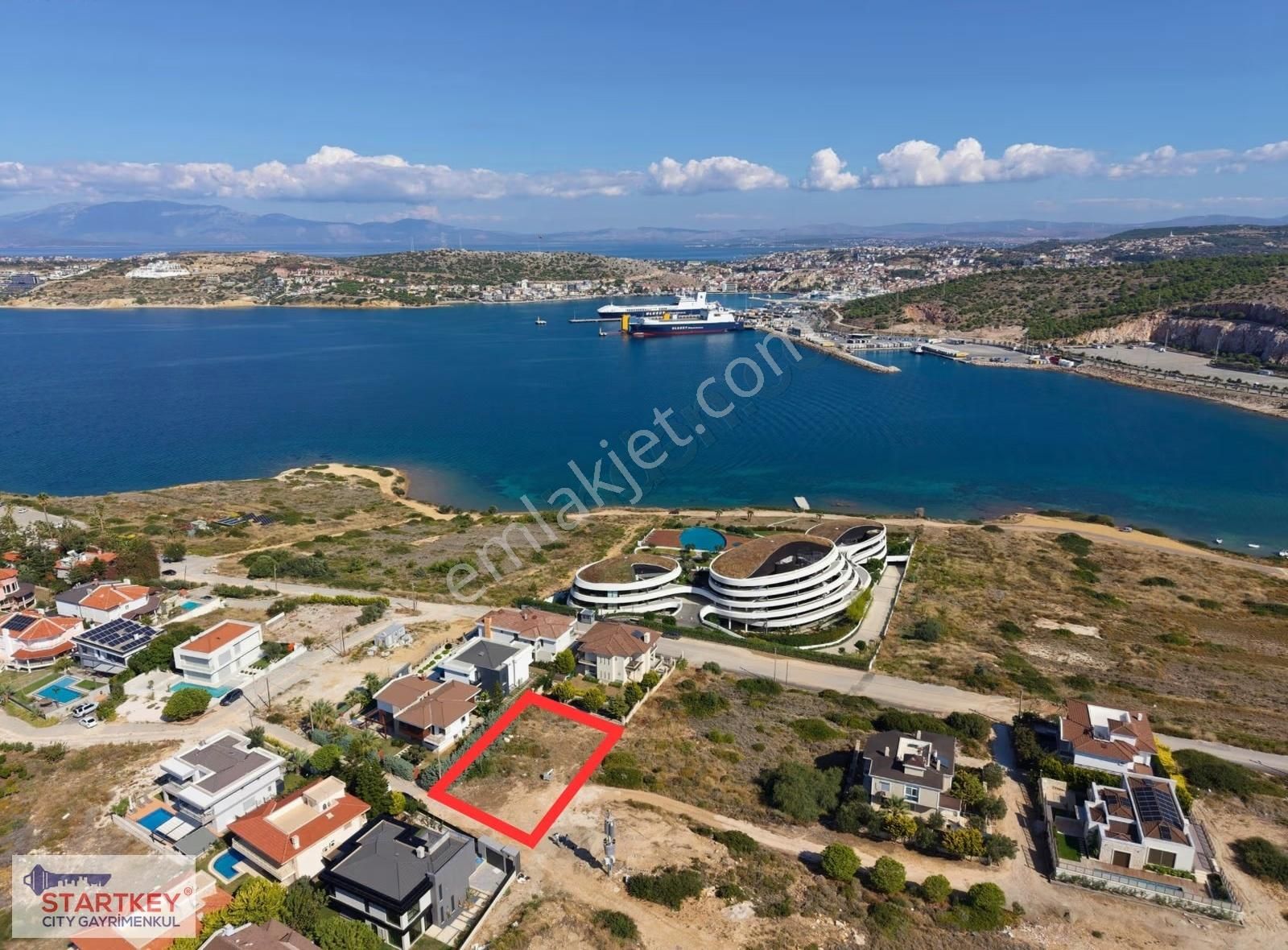 Çeşme Fenerburnu'nda Satılık Villa İmarlı Arsa - Görsel 2