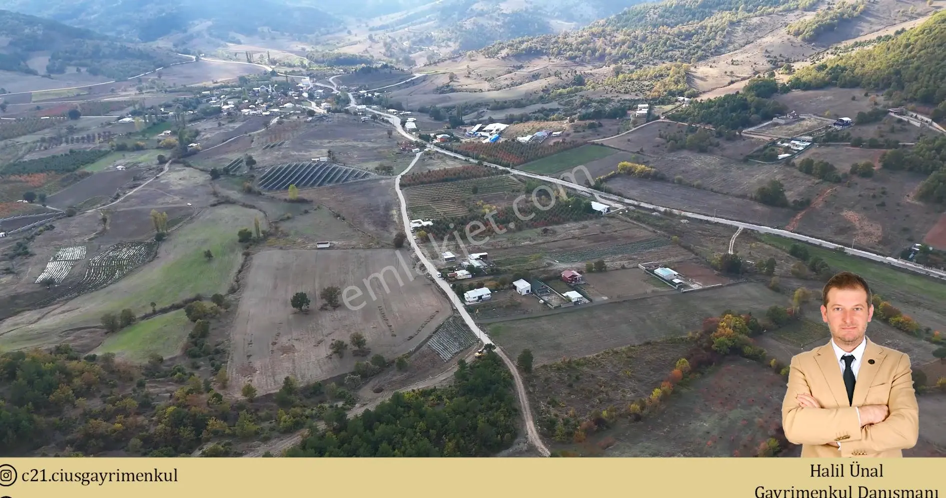 C21 Cius; Gürsu Ericek Köyü Kadastro Yola Cephe 13.214m² Satılık Tarla - Görsel 3