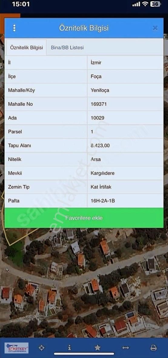 Yeni Foça'da Satılık İmarlı Arsa