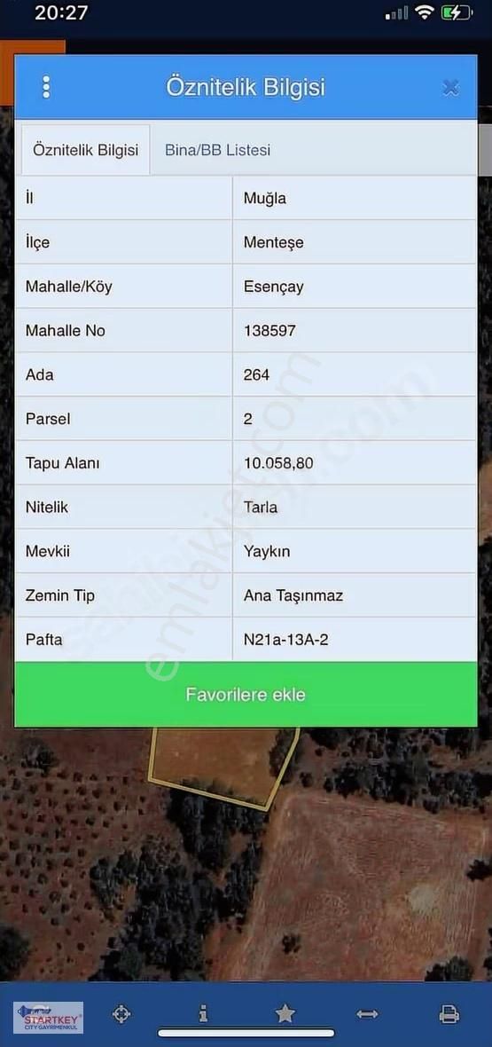 Muğla Menteşe Esençay Mahallesinde Satılık 10.058 M2 Tarla - Görsel 8