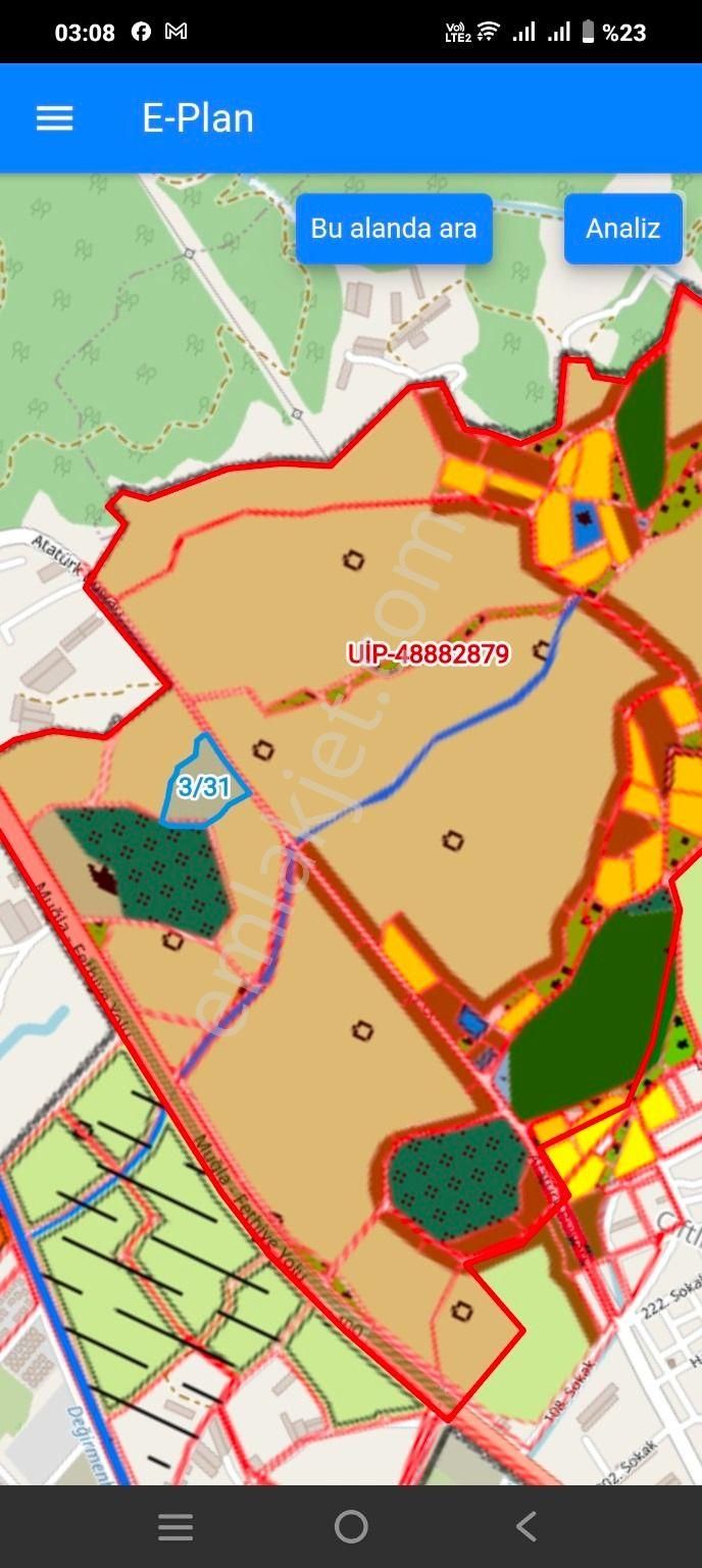 Fethiye Kargı’da 1322 M² Tek Tapu Arsa – Gelişim Bölgesinde Uzun Vadeli Yatırım - Görsel 6