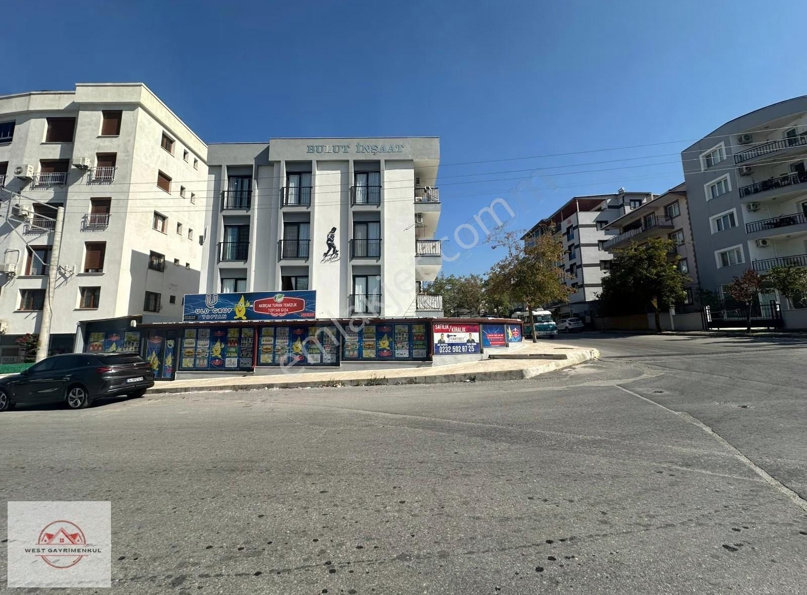 Bornova Pınarbaşı-satılık 230m² Sıfır Dükkan (işlek Cadde Üzeri)