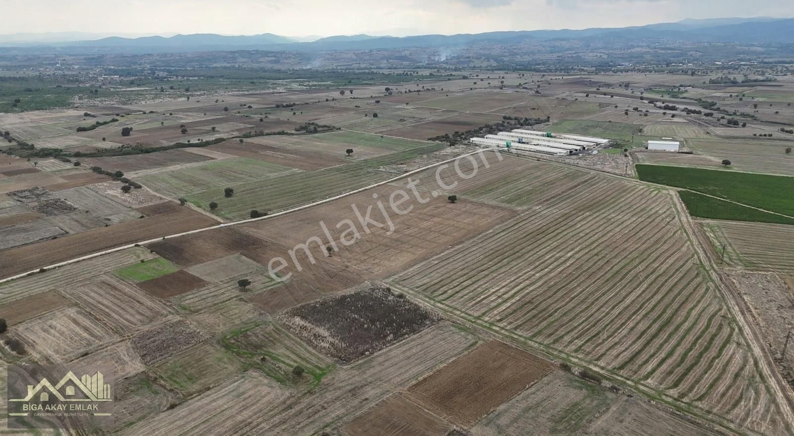 Çanakkale Biga Göktepe Kadastral Yola Cephe Satılık Arazi - Görsel 3