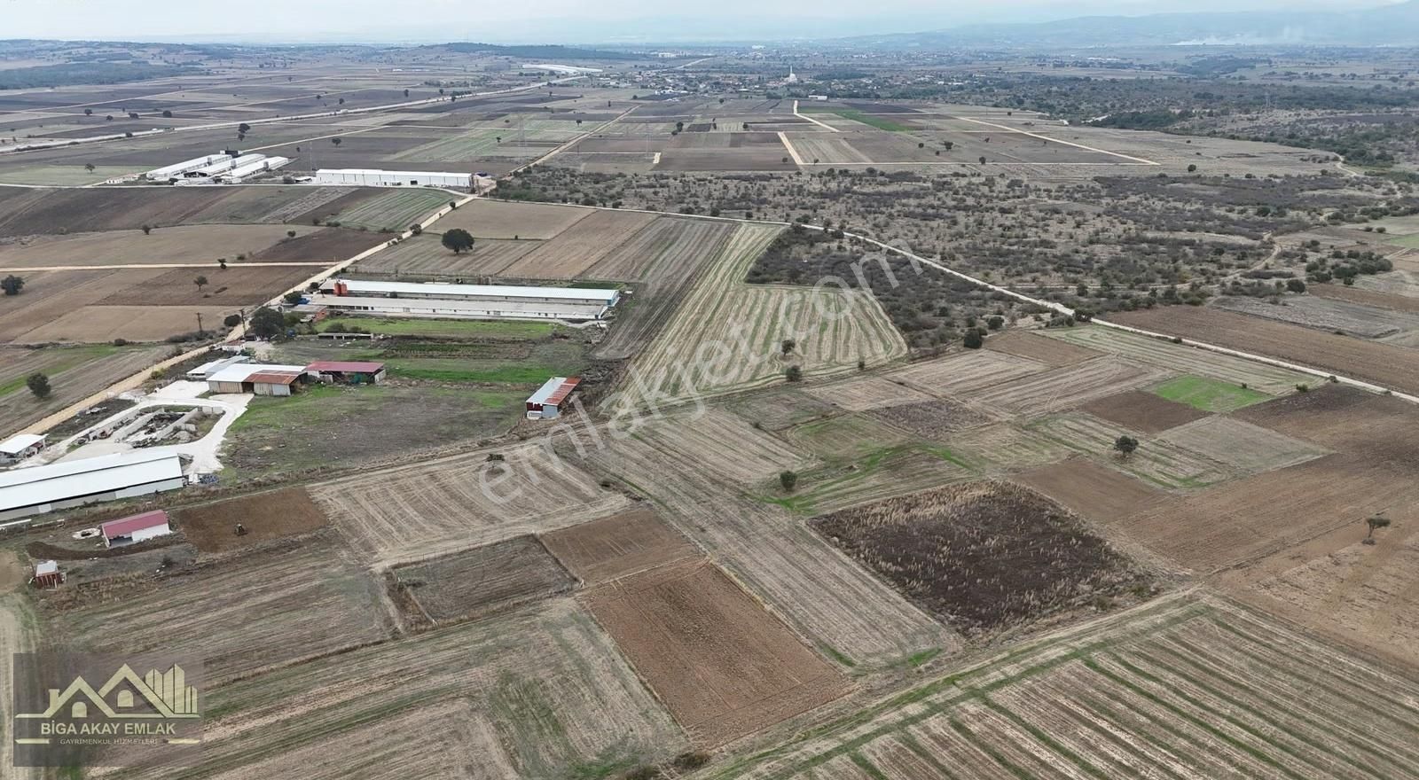 Çanakkale Biga Göktepe Kadastral Yola Cephe Satılık Arazi - Görsel 2