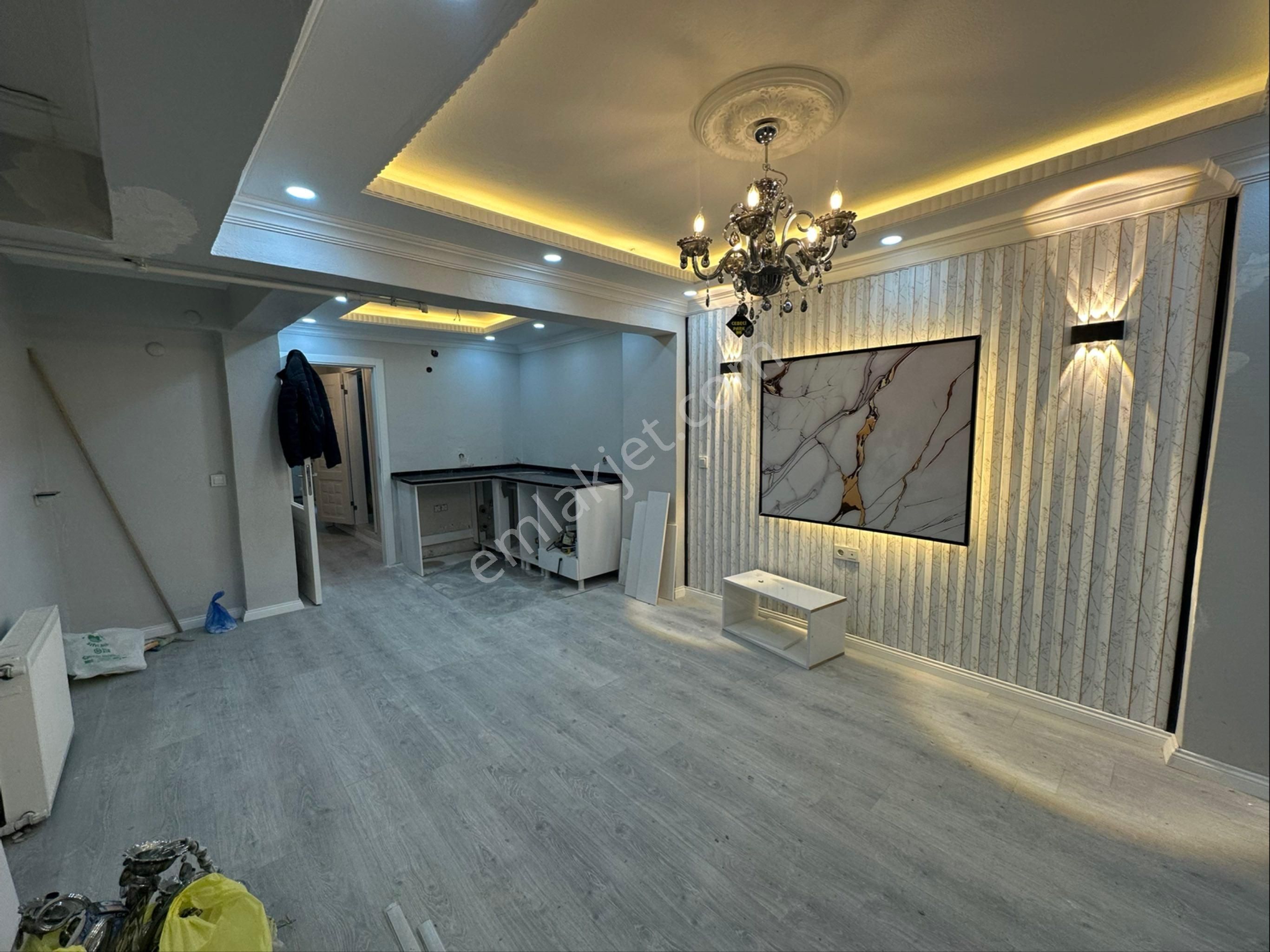 Özgür İnşaat’tan Esentepe Mah 1+1 80m2 Krediye Uygun A Dan Z Ye Sıfırlanmış Bahçe Katı