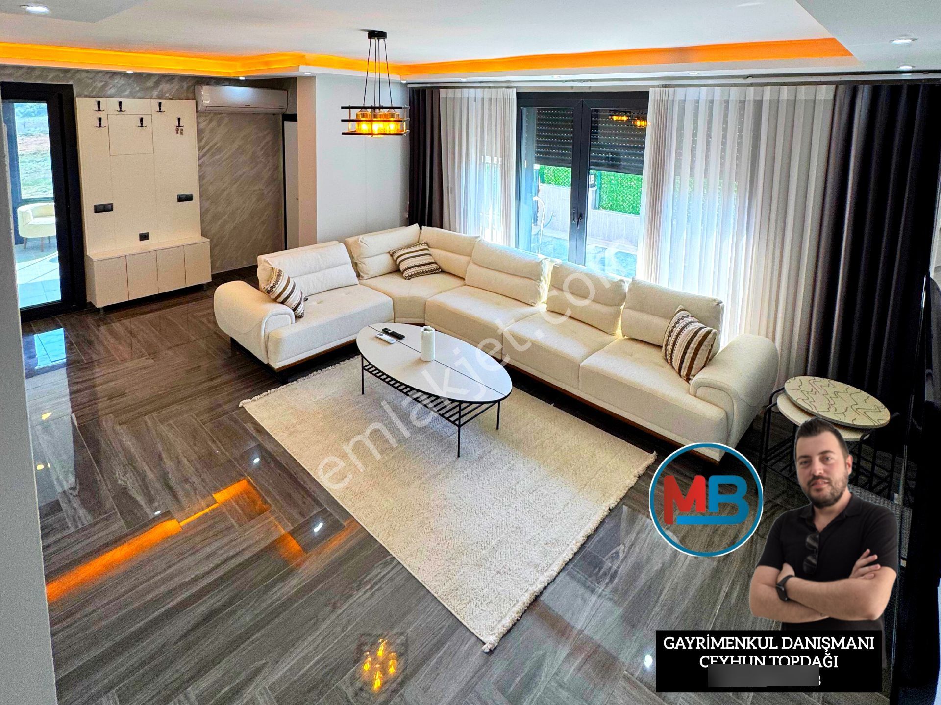 Didimde Satılık 3+1 Müstakil Bahçeli Havuzlu Bahçeli Full Eşyalı Tripleks Villa - Görsel 2