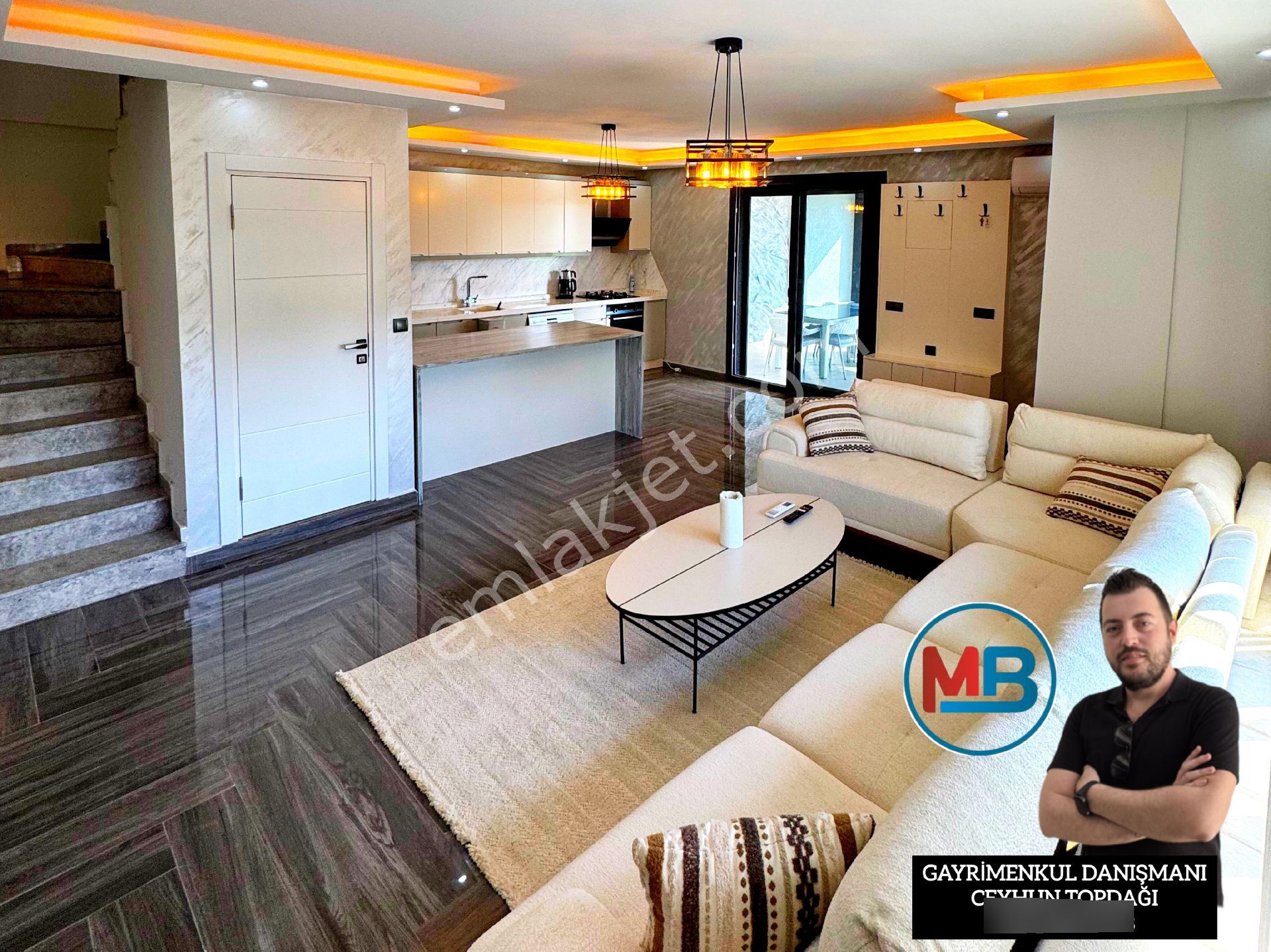 Didimde Satılık 3+1 Müstakil Bahçeli Havuzlu Bahçeli Full Eşyalı Tripleks Villa - Görsel 7