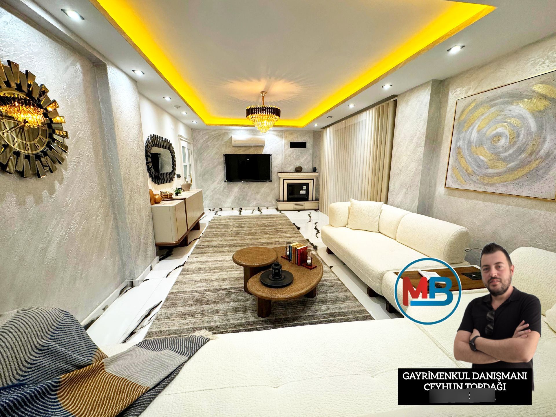 Didimde Satılık 7+1 Tam Müstakil Havuzlu Eşyalı Deniz Manzaralı - Görsel 8