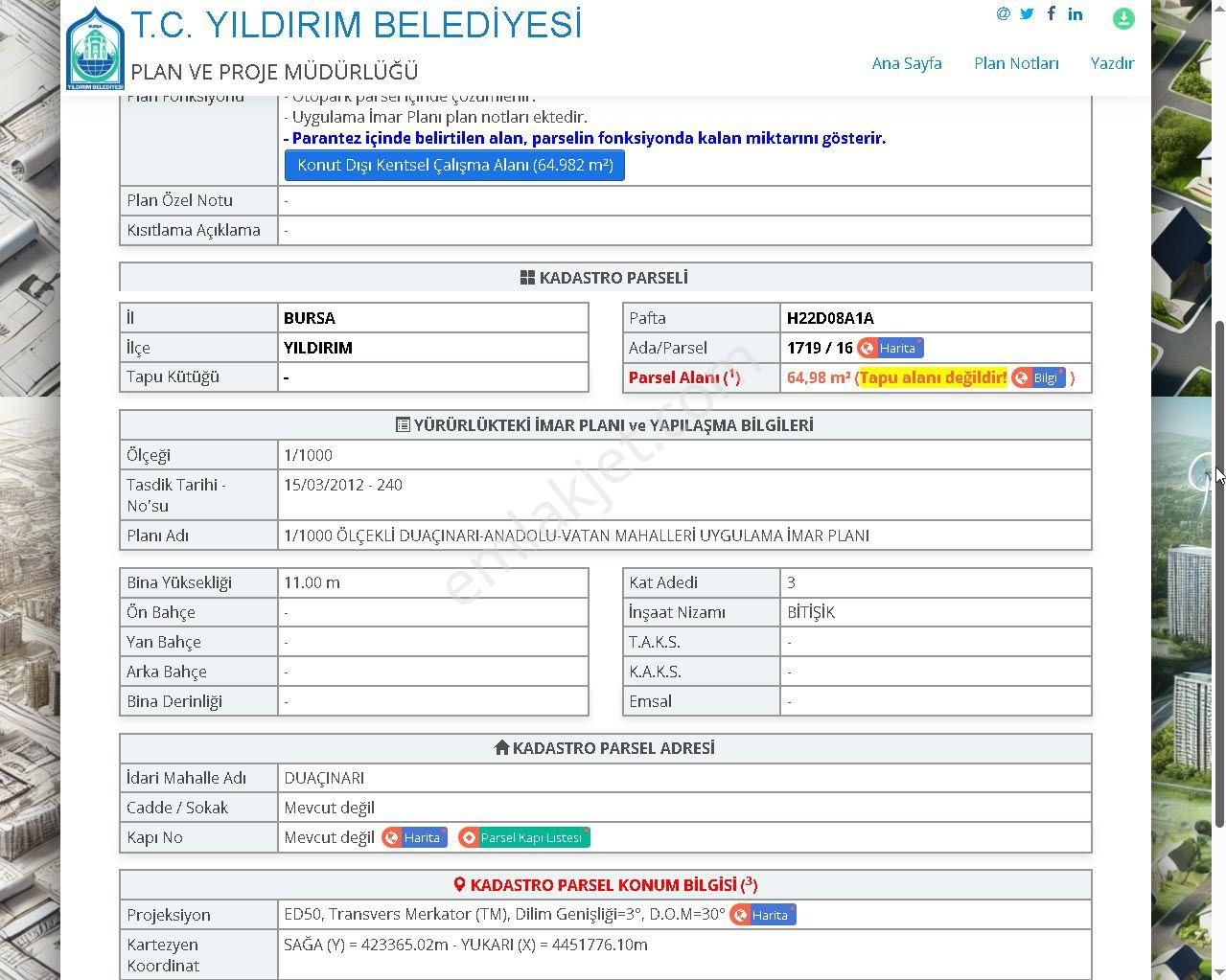 Bursa Yıldırım Vişne Tic-bölgesinde Satılık İkikat 460m2 İkicepheli İşyeri - Görsel 24