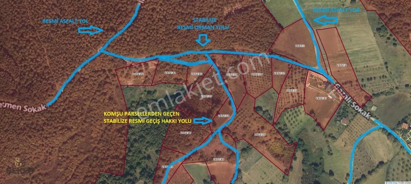 52-acil Satılık Serdivan 14260m² Sapanca Göl Manzaralı Arsa - Görsel 11