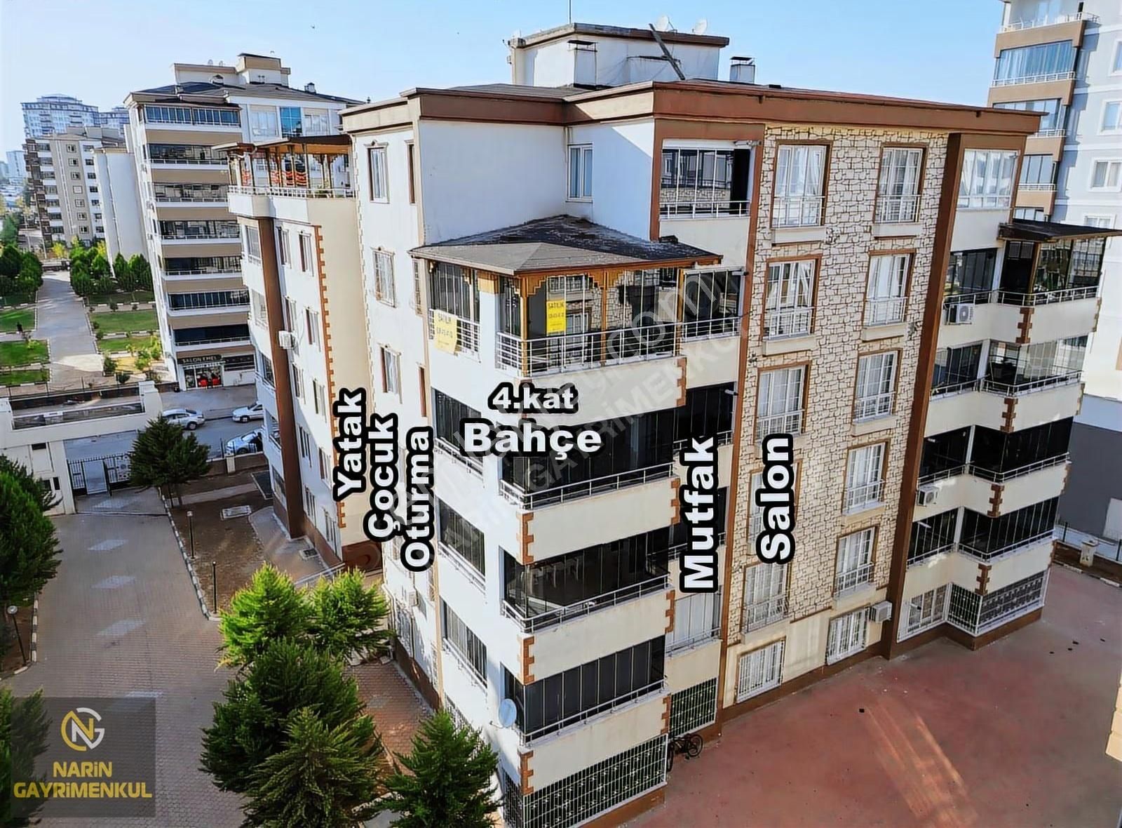İbnisina Şehir Hastanesi Kat Bahçeli 3,5+1 Yüksek Kira Getirili - Görsel 2