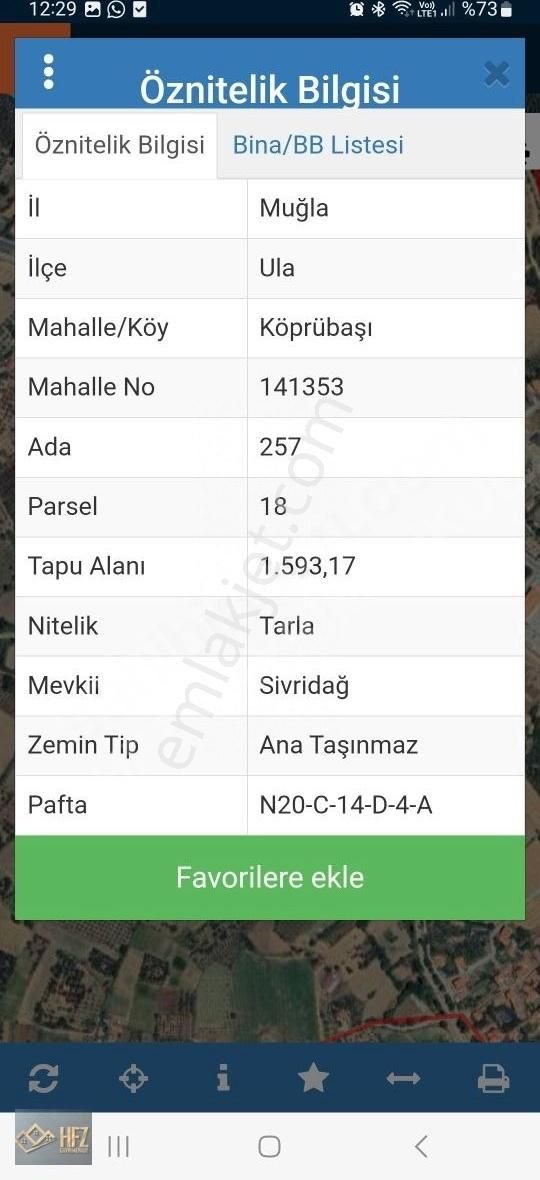 Muğla Ula Köprübaşında Satılık 3878 M² Tarla - Görsel 2