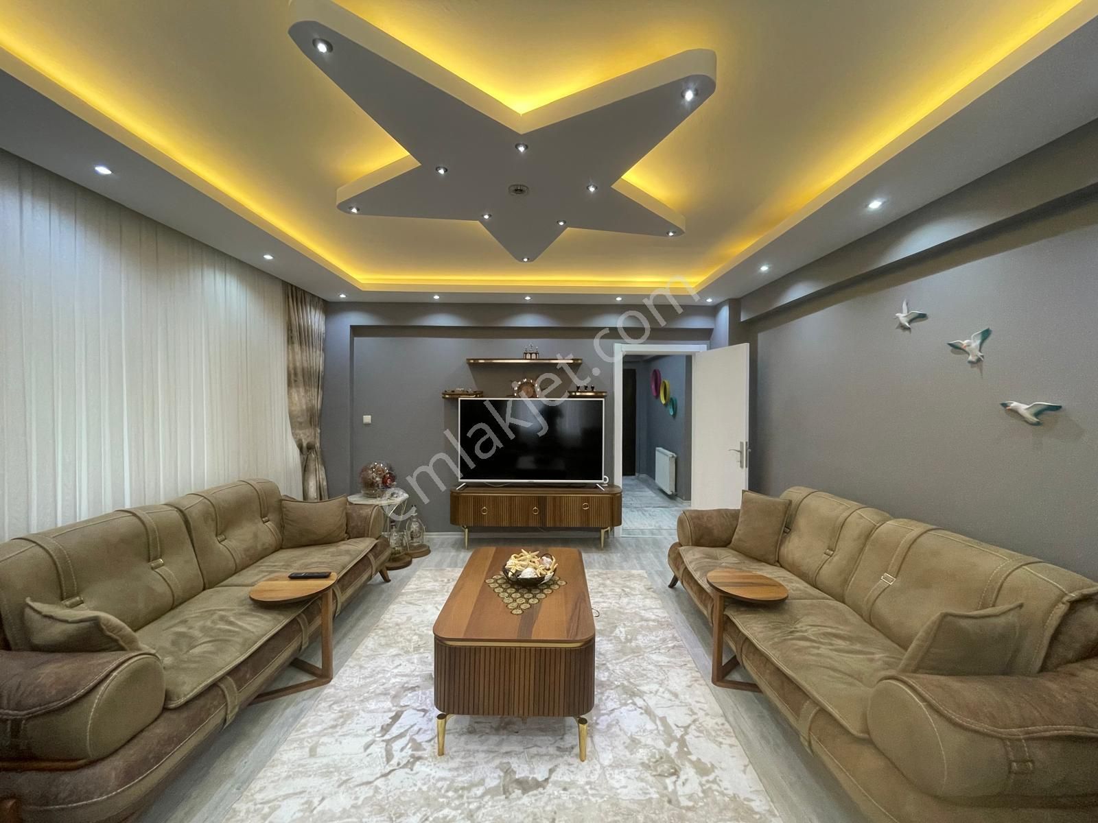 İnegöl Alanyurt Yeni Mah,3+1,2.kat,150m2 Site İçi,satılık Ful Eşyalı Daire - Görsel 2