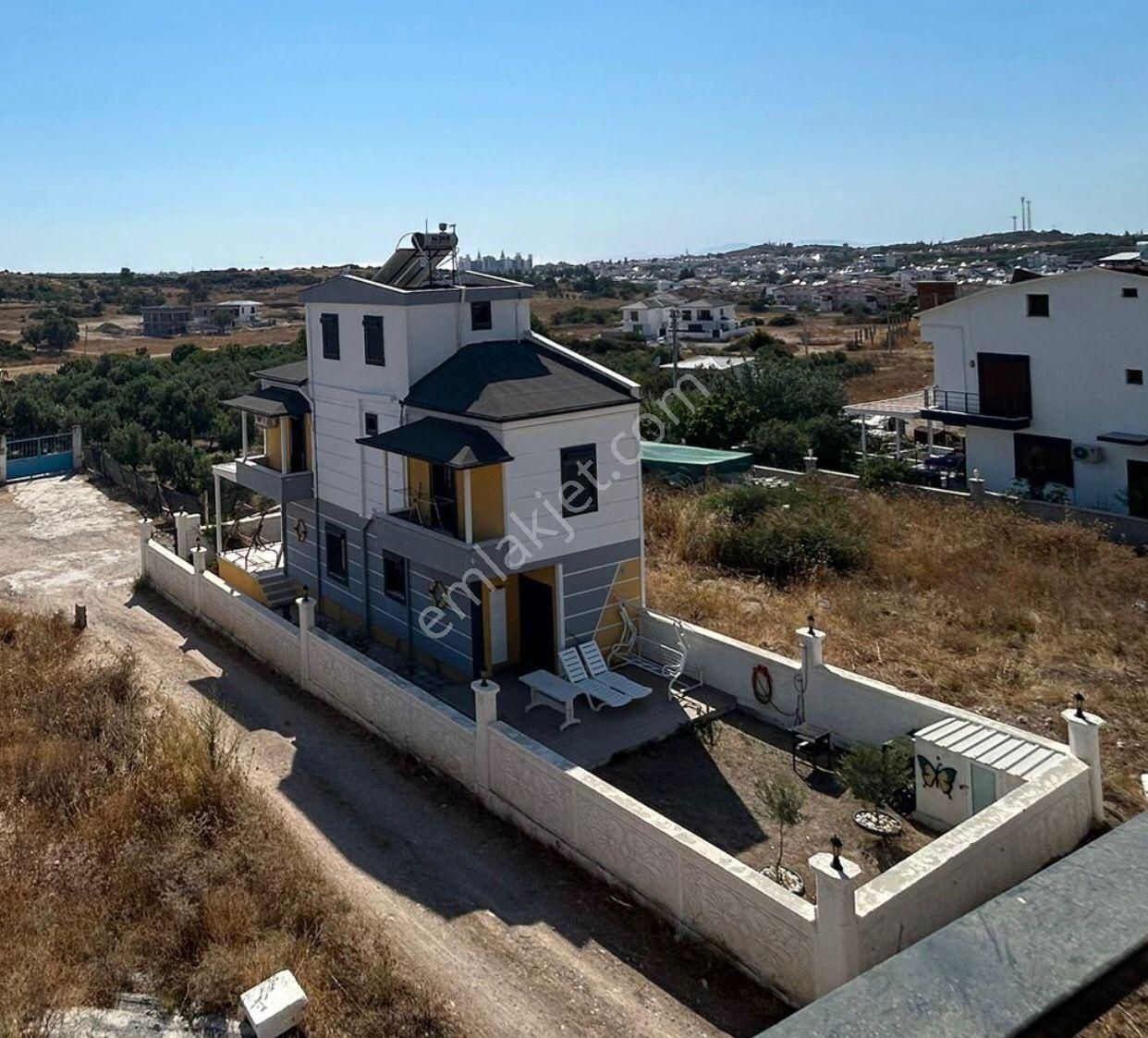 Didim Hisarda Eşyalı Krediye Uygun 3+1 Fırsat Villa !!!