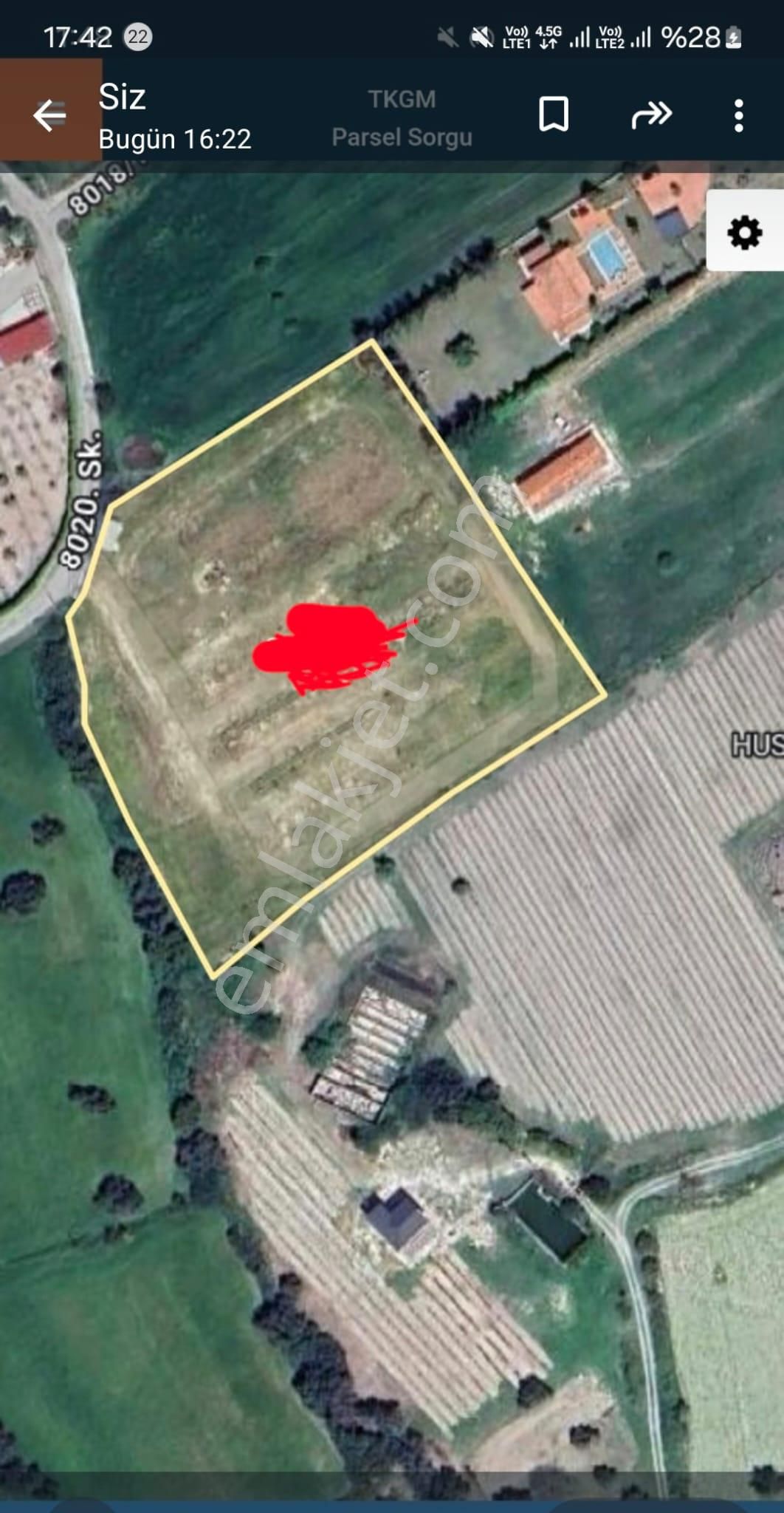 Urla Kuşçular Da Merkezi Konumda 10 Dönüm Yatırımlık Tarla