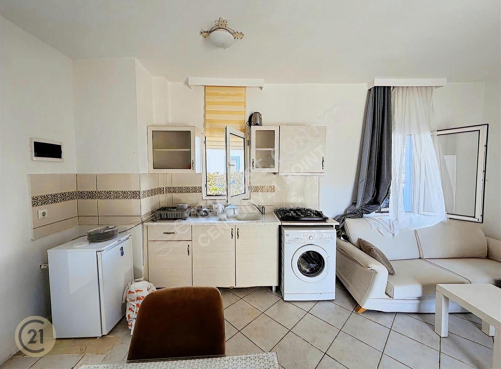 Gümbet Te Kiralık Ortak Havuzlu Bahçe Katı Daire