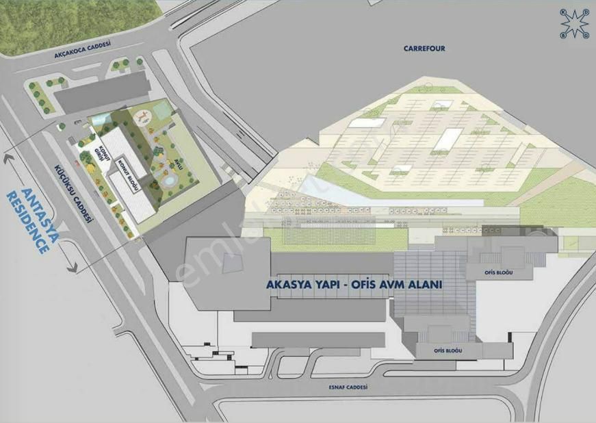 Antasya Residence, Bahçe Katında, Taşınmaya Hazır, Masrafsız, Satılık Daire & Büro & Ofis - Görsel 34