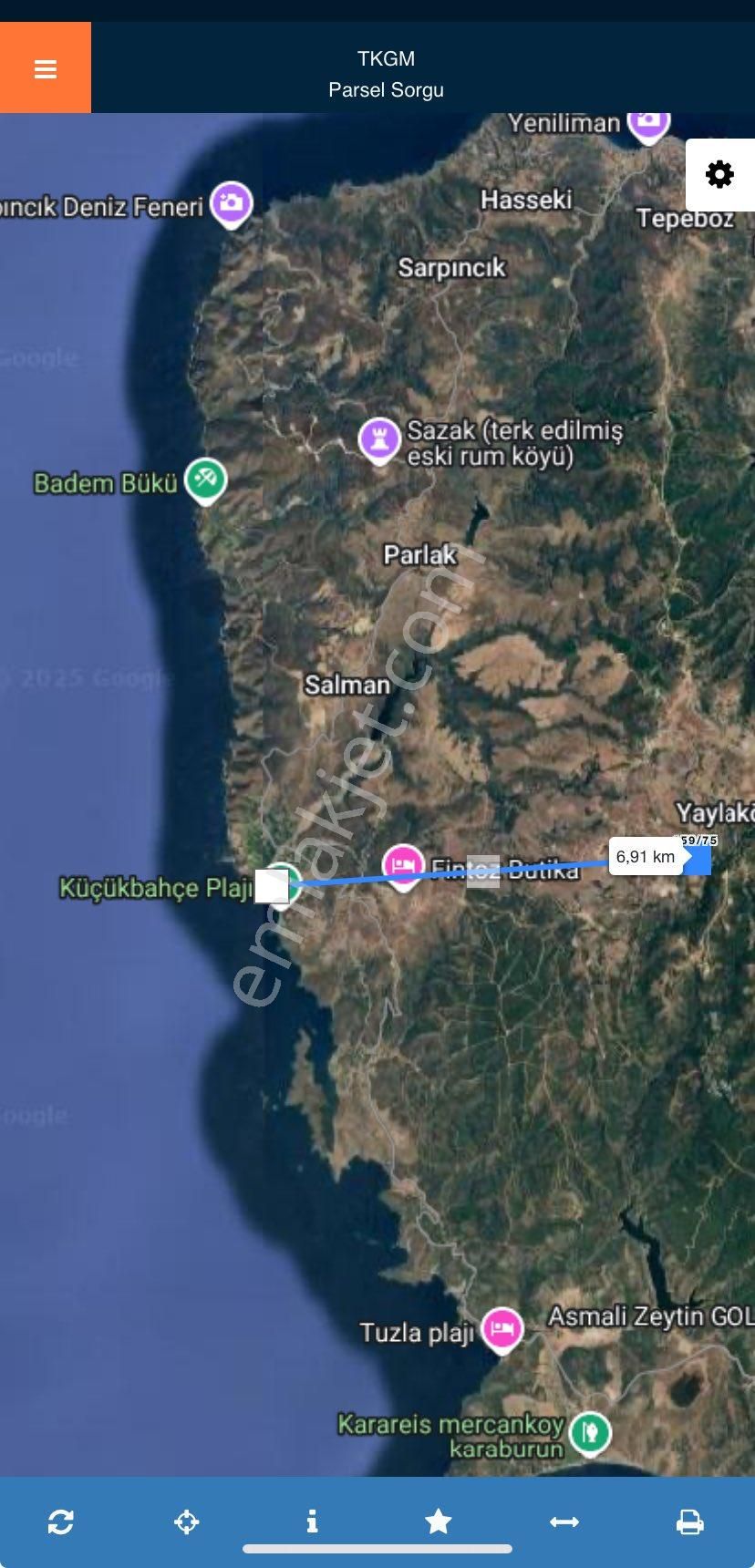 İzmir Karaburun Yayla’da Satılık Fırsat Bahçe - Görsel 4