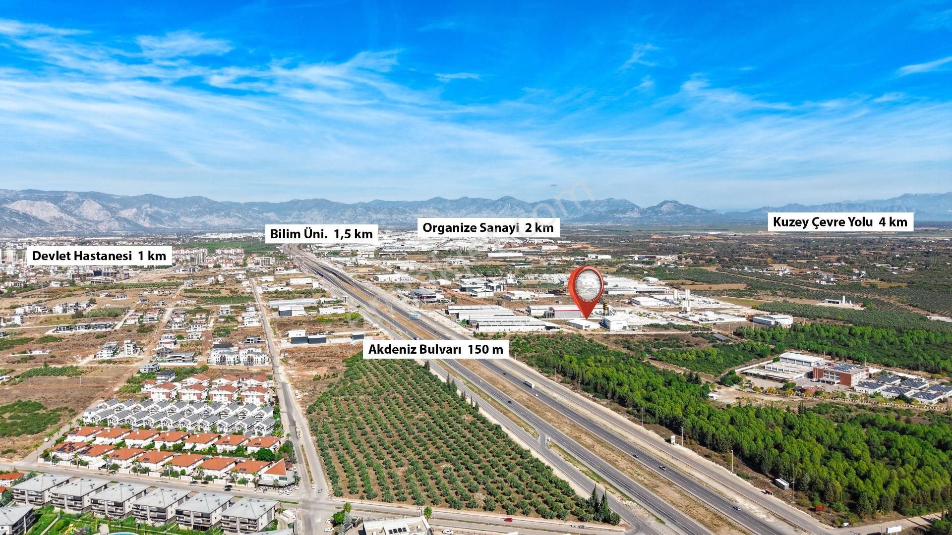 Akdeniz Bulvarına Bir Parsel Tam Ticari