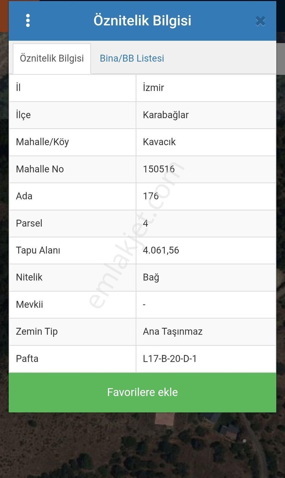 Locate'den İzmir Karabağlar Kavacık Köyünde Satılık Bağ - Görsel 6