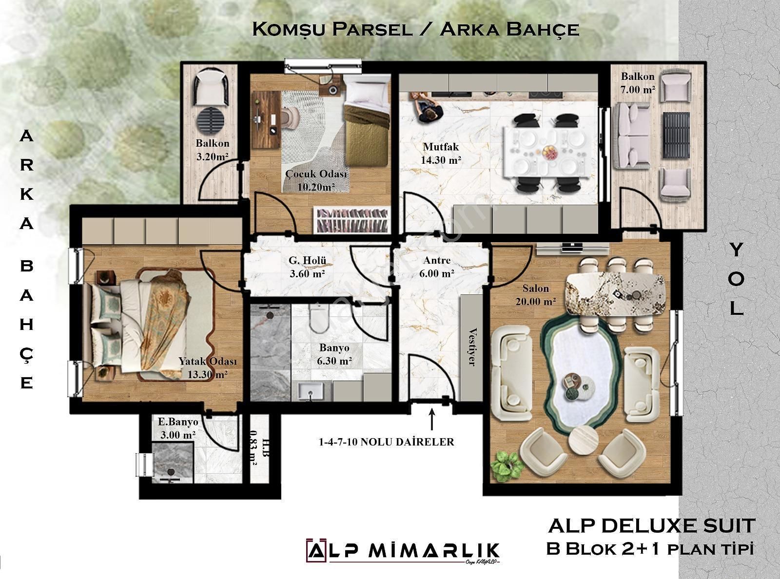 📍 Rota’dan Satılık Yeni Mah. Alp Delux Suit 3+1 Daireler - Görsel 5