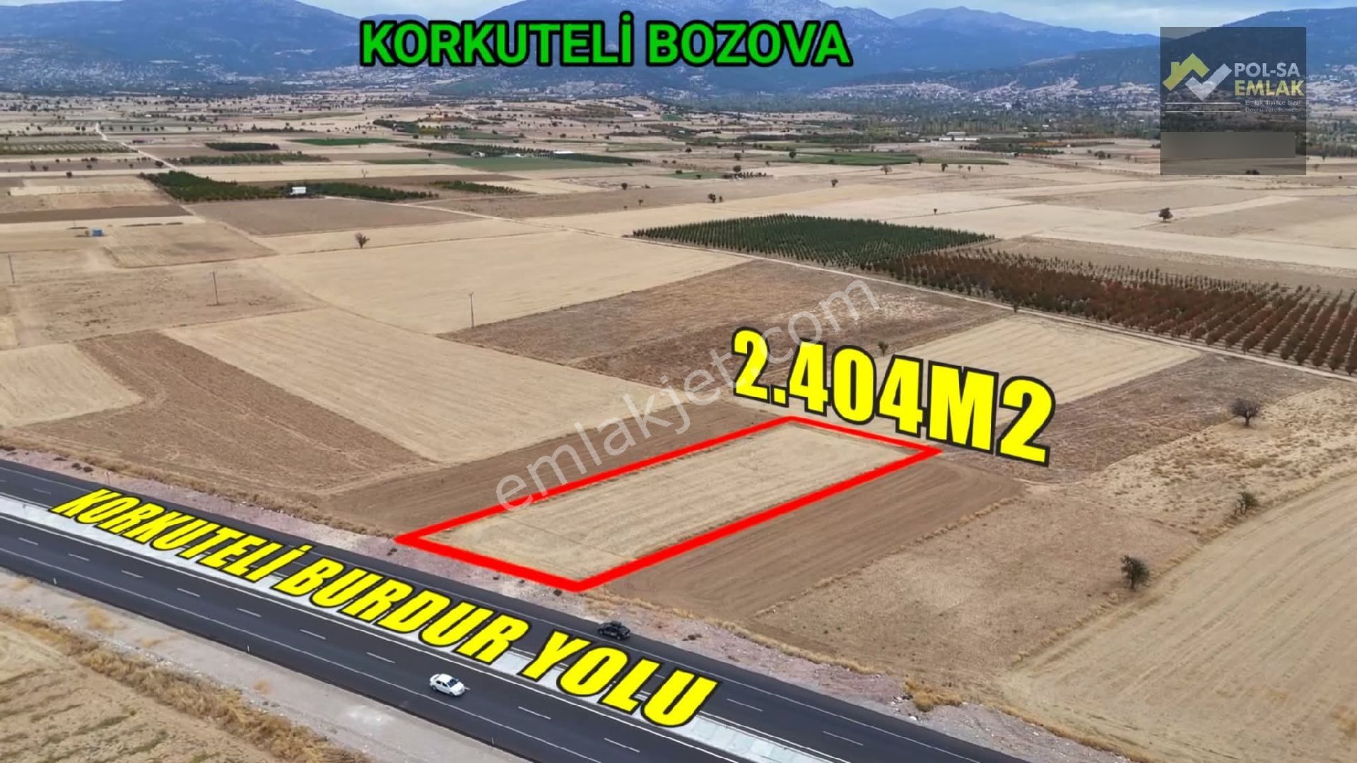 ✅korkuteli✅bozova'da ✅satılık 2.404m2 Tarla✅resmi Yol Var - Görsel 4
