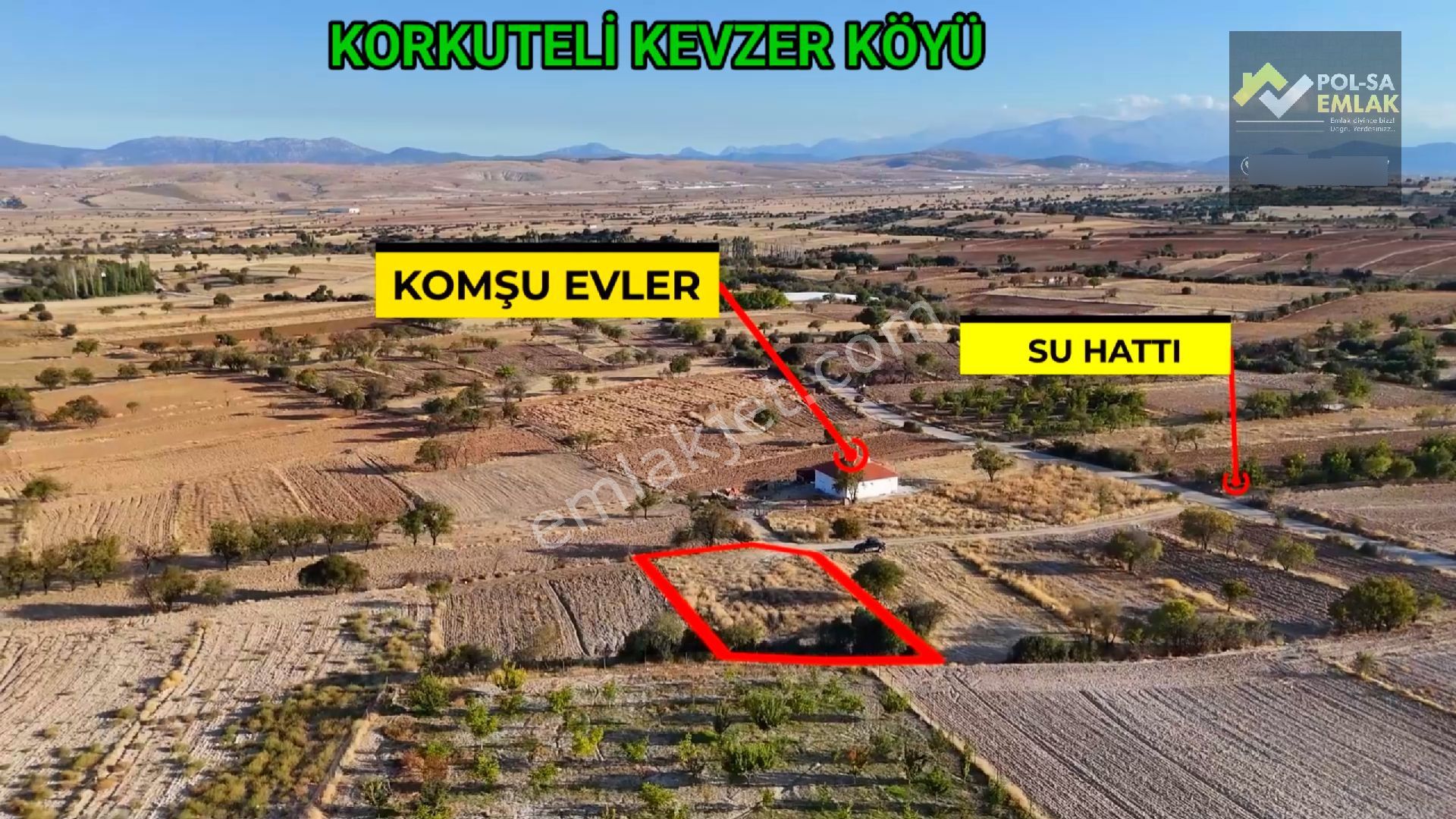 ✅korkuteli✅kevzer De✅satılık 1.033m2 Tarla✅resmi Yol Var ✅şebeke Suyu Var - Görsel 5