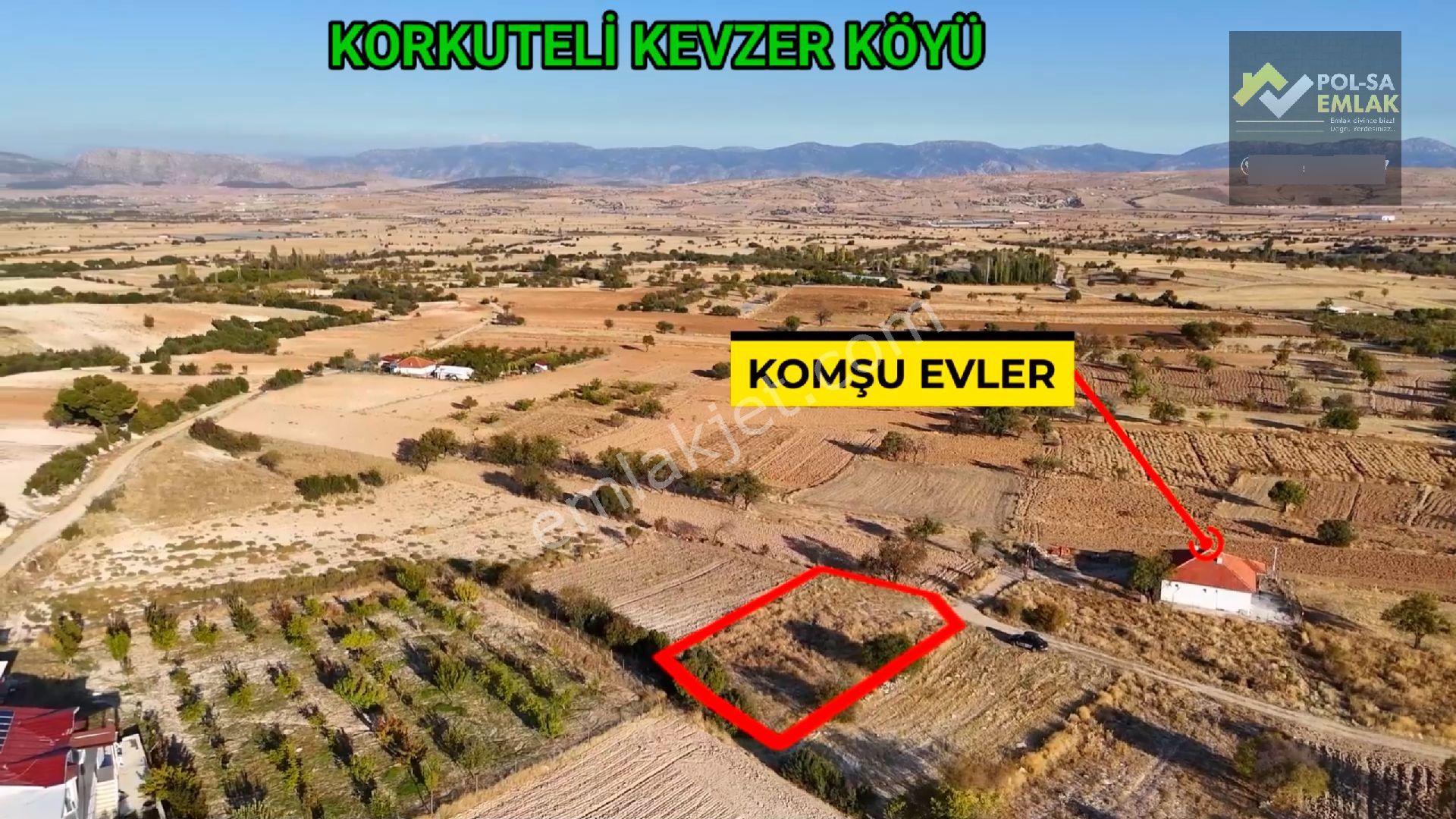 ✅korkuteli✅kevzer De✅satılık 1.033m2 Tarla✅resmi Yol Var ✅şebeke Suyu Var - Görsel 6