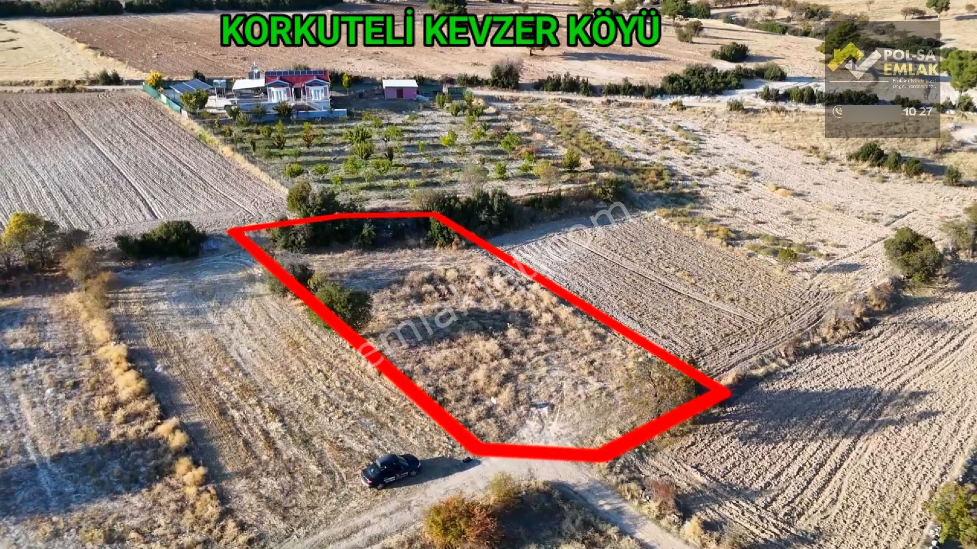✅korkuteli✅kevzer De✅satılık 1.033m2 Tarla✅resmi Yol Var ✅şebeke Suyu Var - Görsel 9