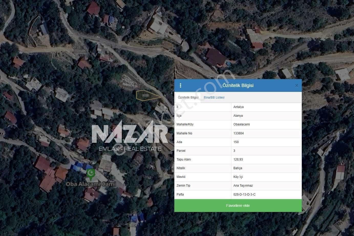 Alanya Obaalacami Köyü’nde Satılık 129 M² Tarla - Görsel 16