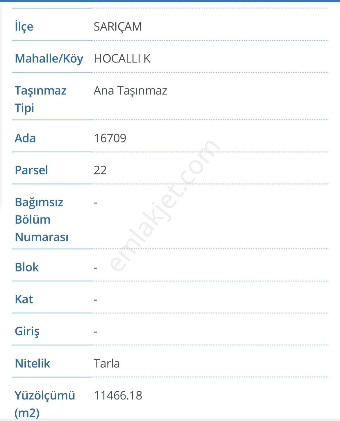 Satılık Tarla