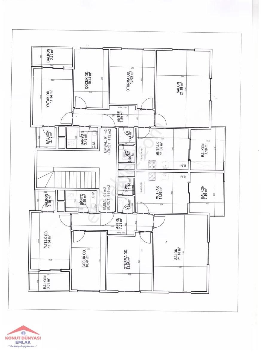 Karaaslan Üzümcü Mah. 2026 Mart Sonu Teslim Sıfır 3+1 Daire - Görsel 5
