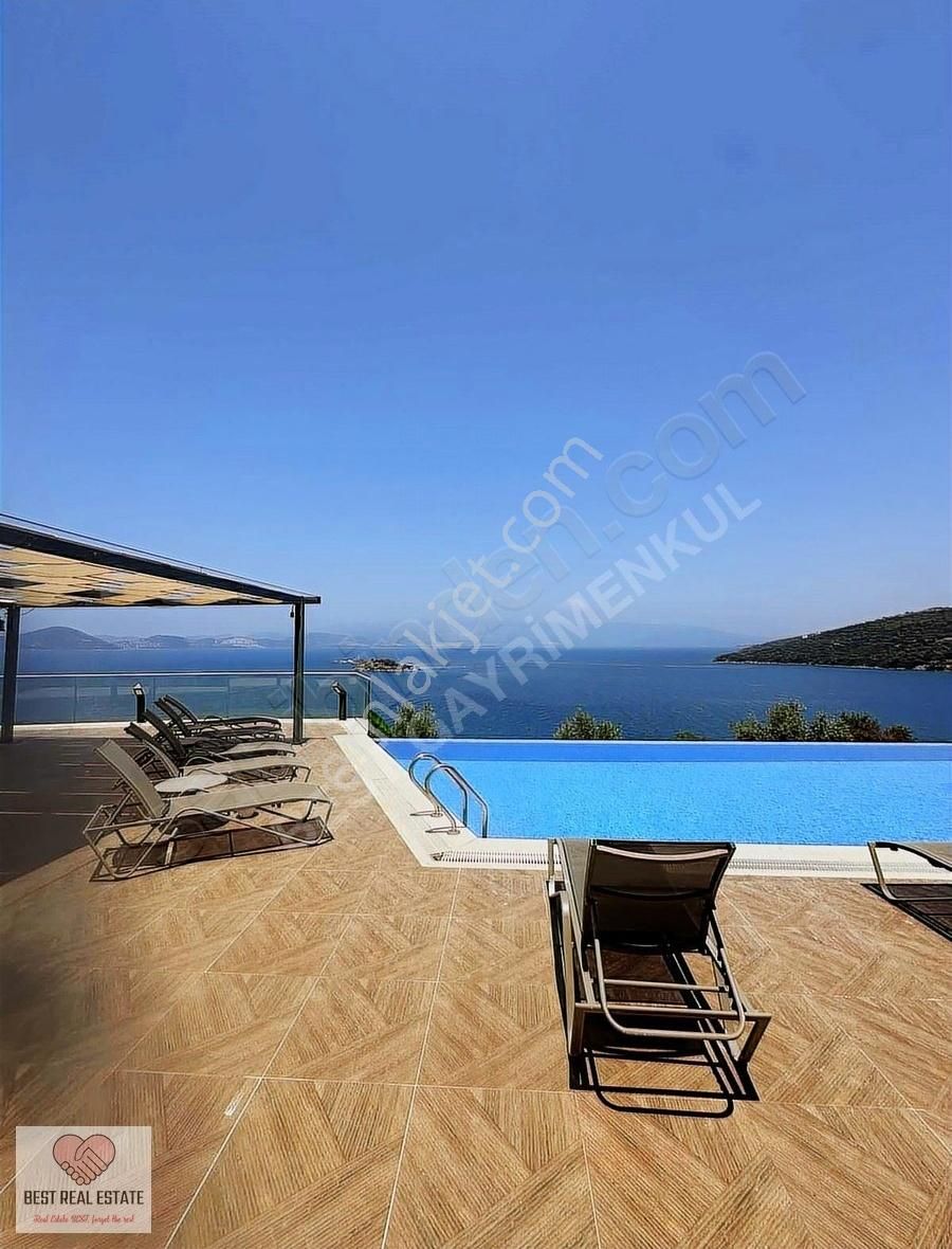 Muğla Bodrum Boğaziçi 2 Bahçe 2 Balkon 5+2 Deniz Manzaralı Villa - Görsel 29
