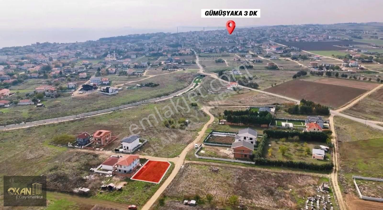 Gümüşyaka'da Satılık 337 M2 Çift Yola Cephe Köşe Arsa - Görsel 2