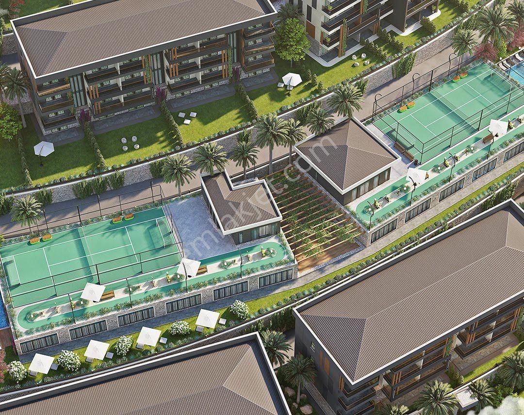 Didim Akbük Skyline'de Full Deniz Manzaralı 1+1 Köşe Daire - Görsel 31