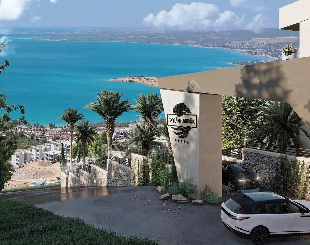 Didim Akbük Skyline'de Full Deniz Manzaralı 1+1 Köşe Daire - Görsel 30