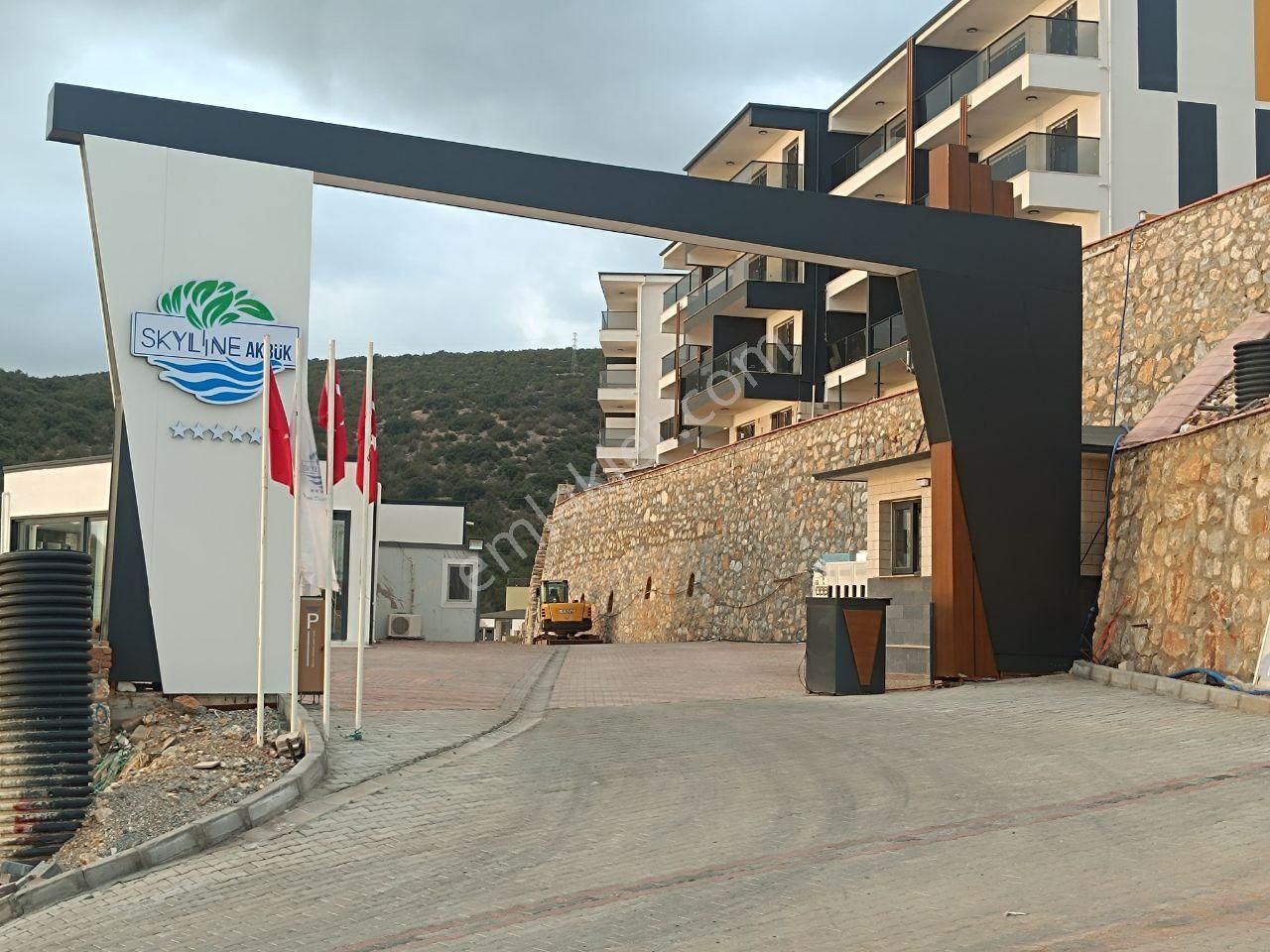 Didim Akbük Skyline'de Full Deniz Manzaralı 1+1 Köşe Daire - Görsel 19