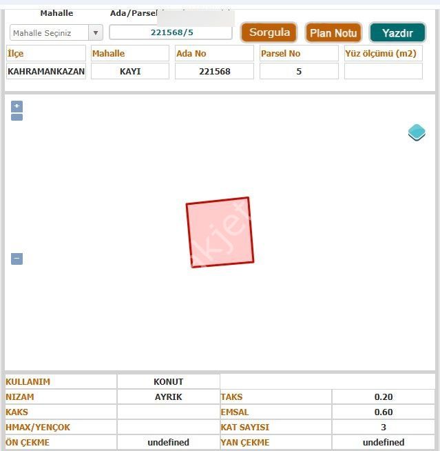 Kahramankazan Kayı Mahallesinde 740 M2 Müstakil İmarlı Konut Arsası - Görsel 6