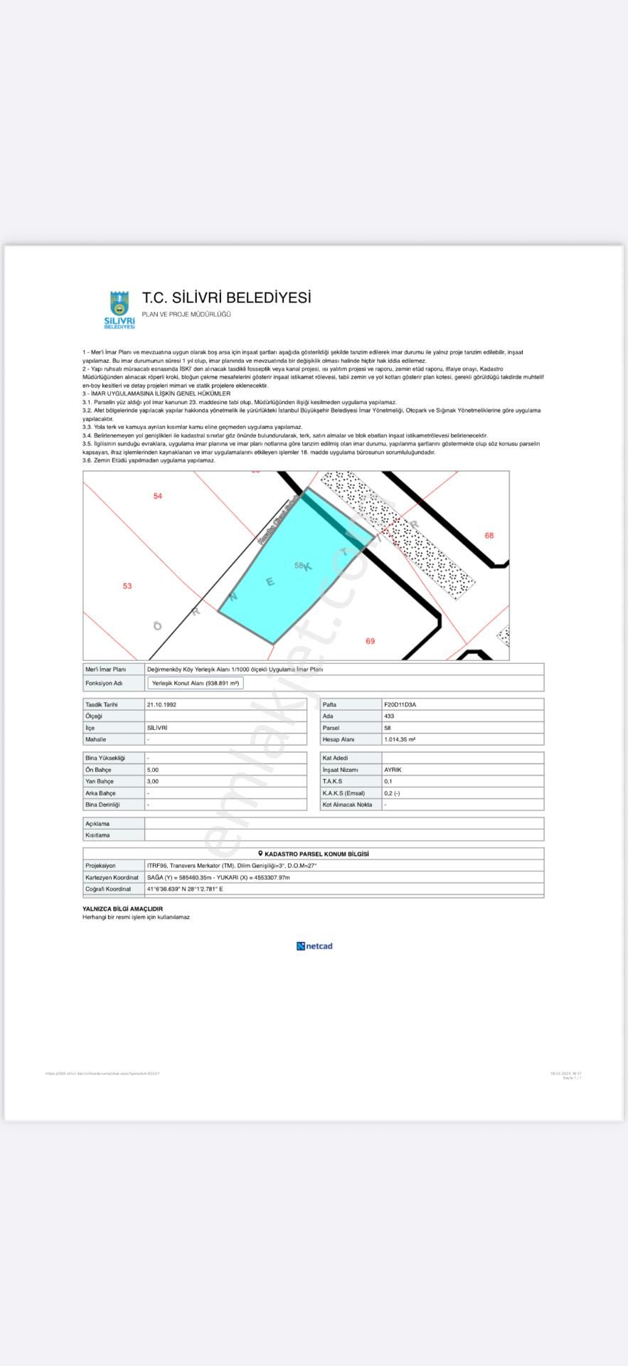 Konut İmarlı Acil Satılık 487 M2 Arsa - Görsel 3