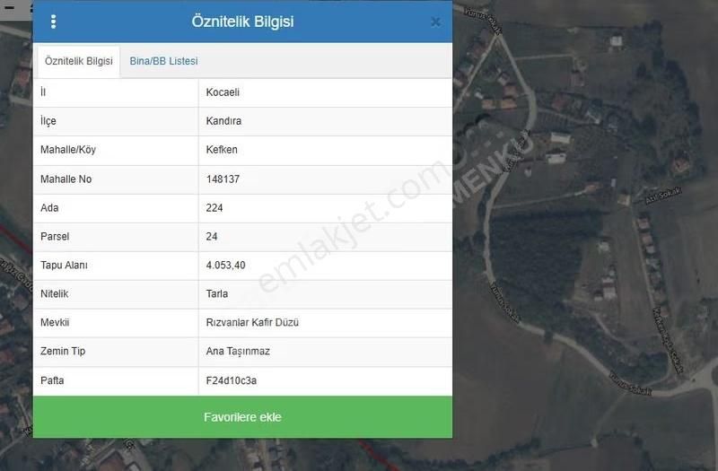 Kefken Mah De..imar Sınırında Fırsat Tarla - Görsel 2