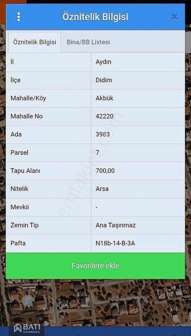 Didim Akbük'te 2 Tam Müstakil Villalık Satılık Arsa - Görsel 2