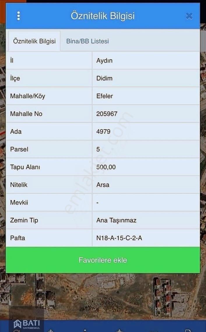 Efeler' De Caddeye Cepheli Satılık 500m2 Villa Arsaları - Görsel 3