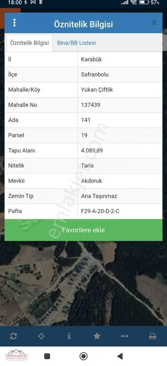 Vizyon Emlak'tan Satılık Arsa