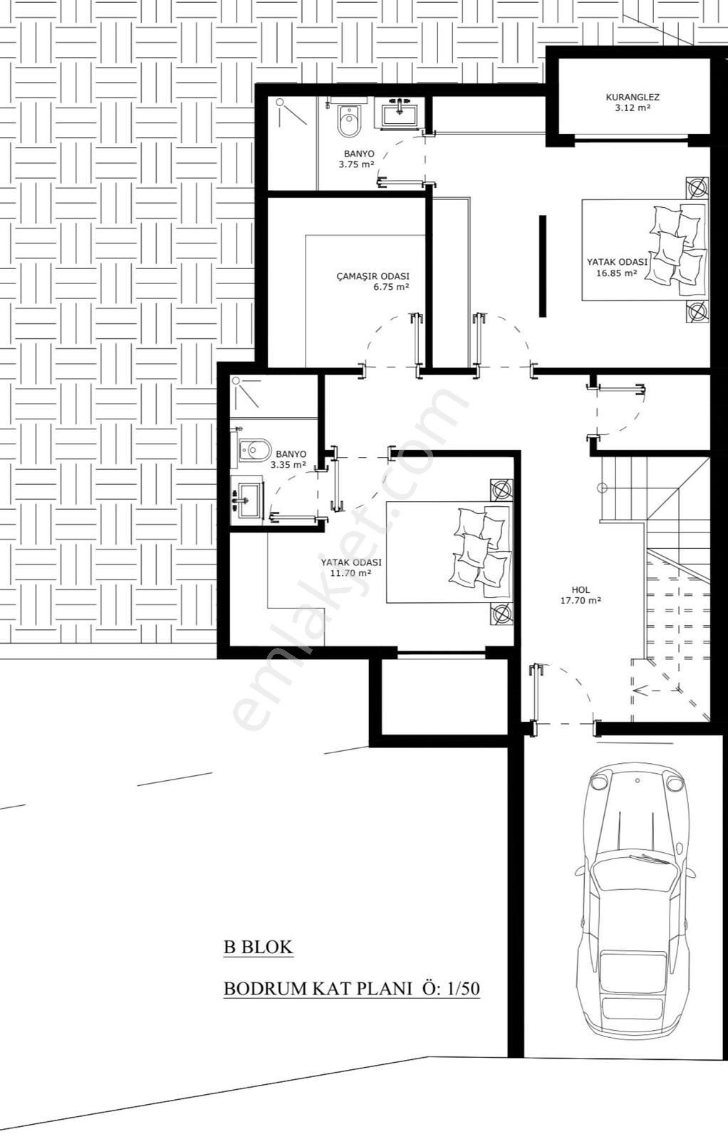Bodrum Dereköyde Projeden Satılık 3 + 1 Dubleks Villa - Görsel 12