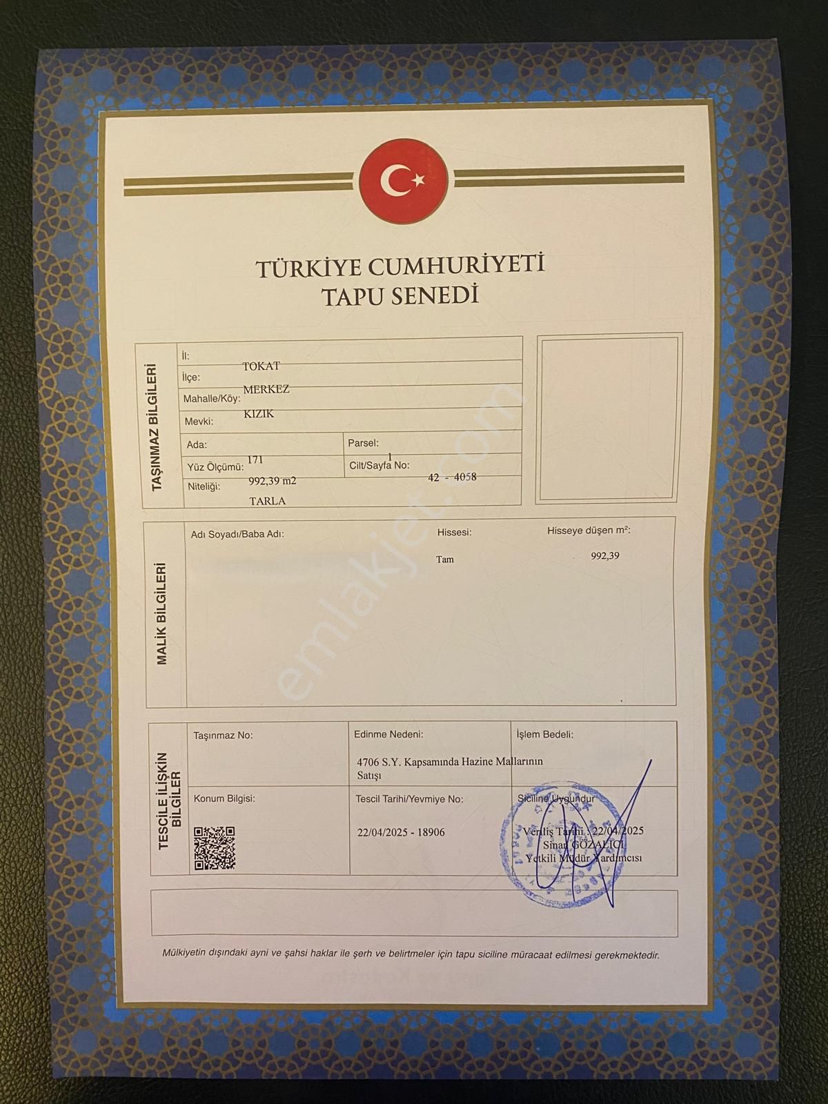 Tokat Merkez'de Satılık Arazi - Görsel 15